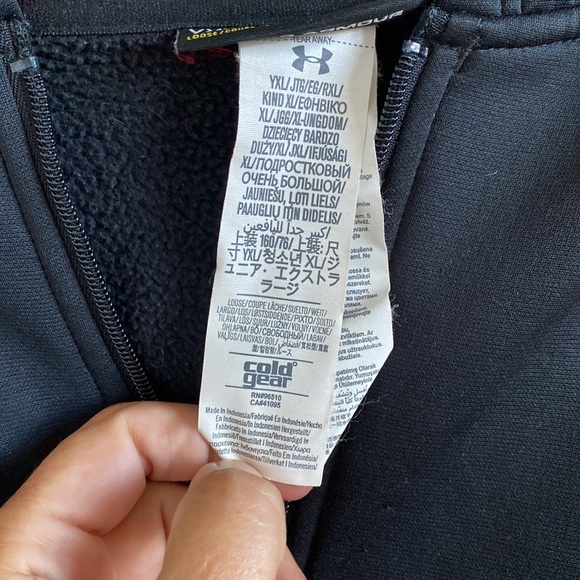 Under Armour Cold Gear Hoodie Youth xl - Picture 2 of 3